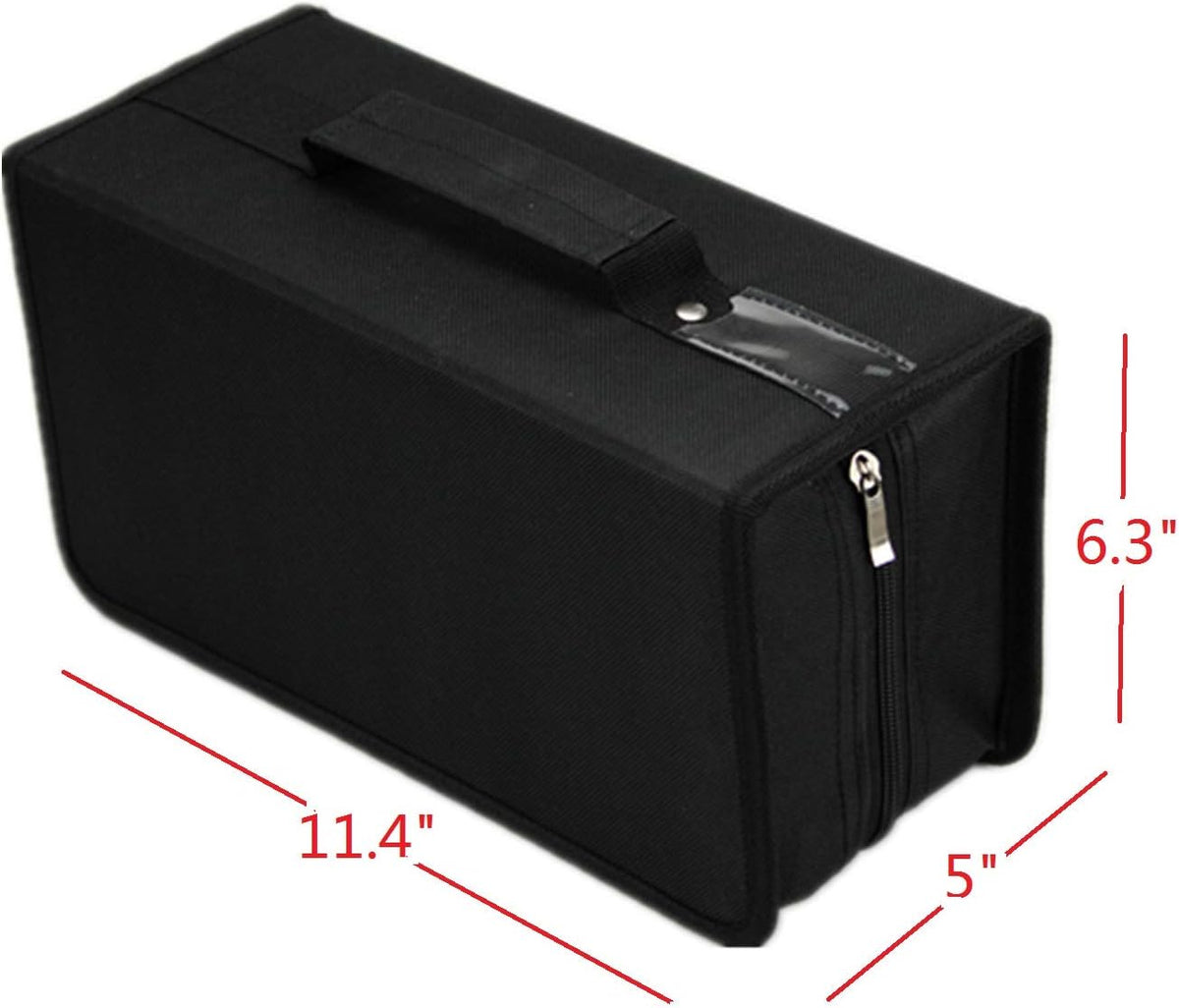 168 Capacity Black CD/DVD Case Holder J56490