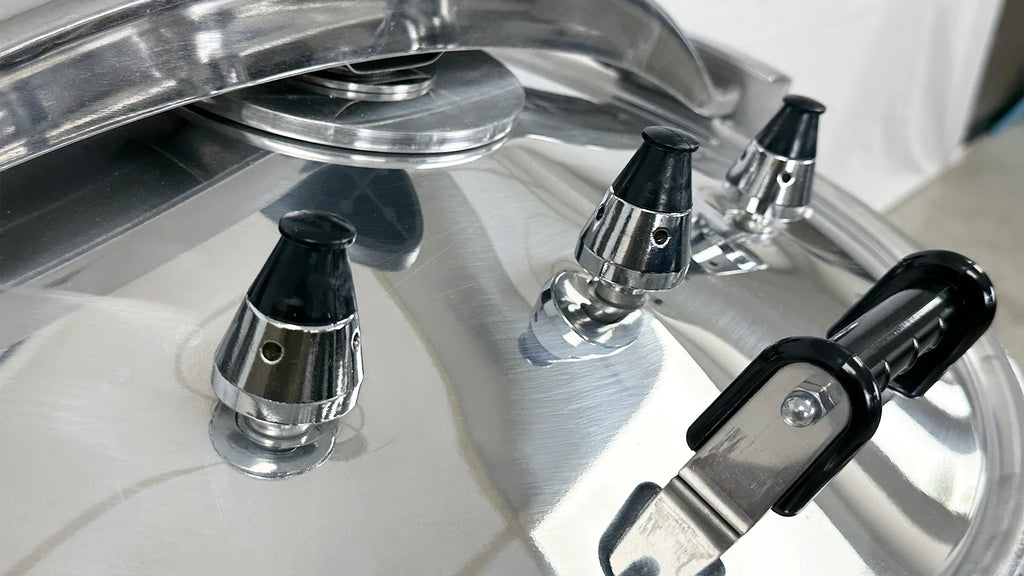 100 QT Aluminum Commercial Pressure Cooker C463364