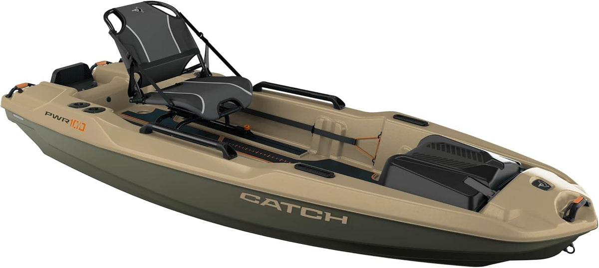Sit-on-Top Fishing Kayak 10 ft Light Kaki V28047