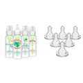 8 oz Narrow Baby Bottles with Silicone Nipple P5759
