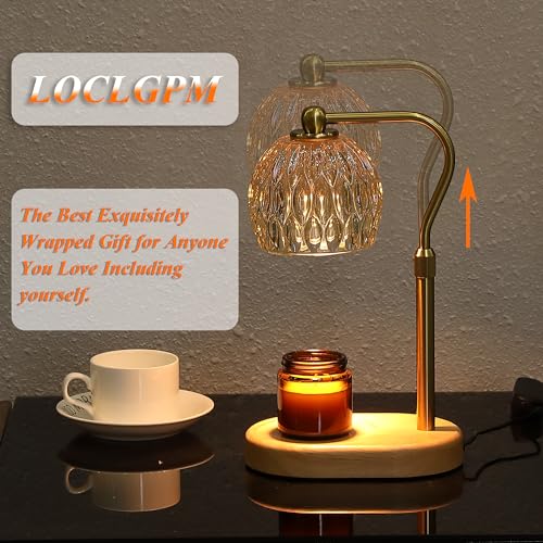 White Candle Warmer Lamp with 2 Bulbs R82614