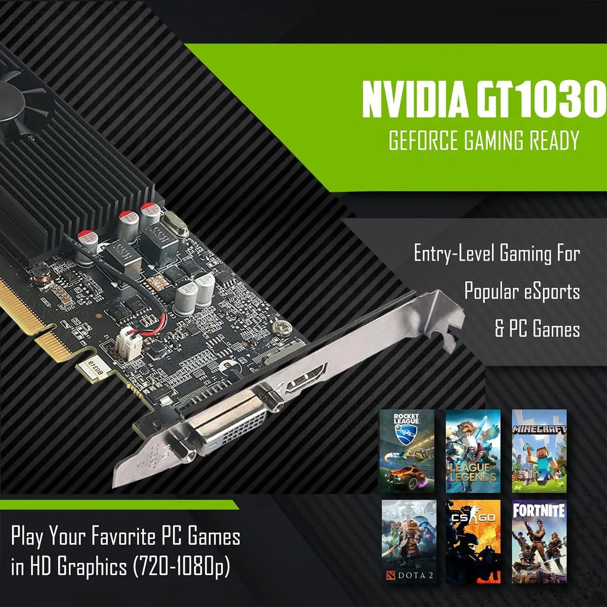 32GB RAM 1TB SSD 4TB HDD Intel i7 6th Gen GT 1030 27 Inch 165hz Gaming Monitor Refurbished Desktop PC X517989