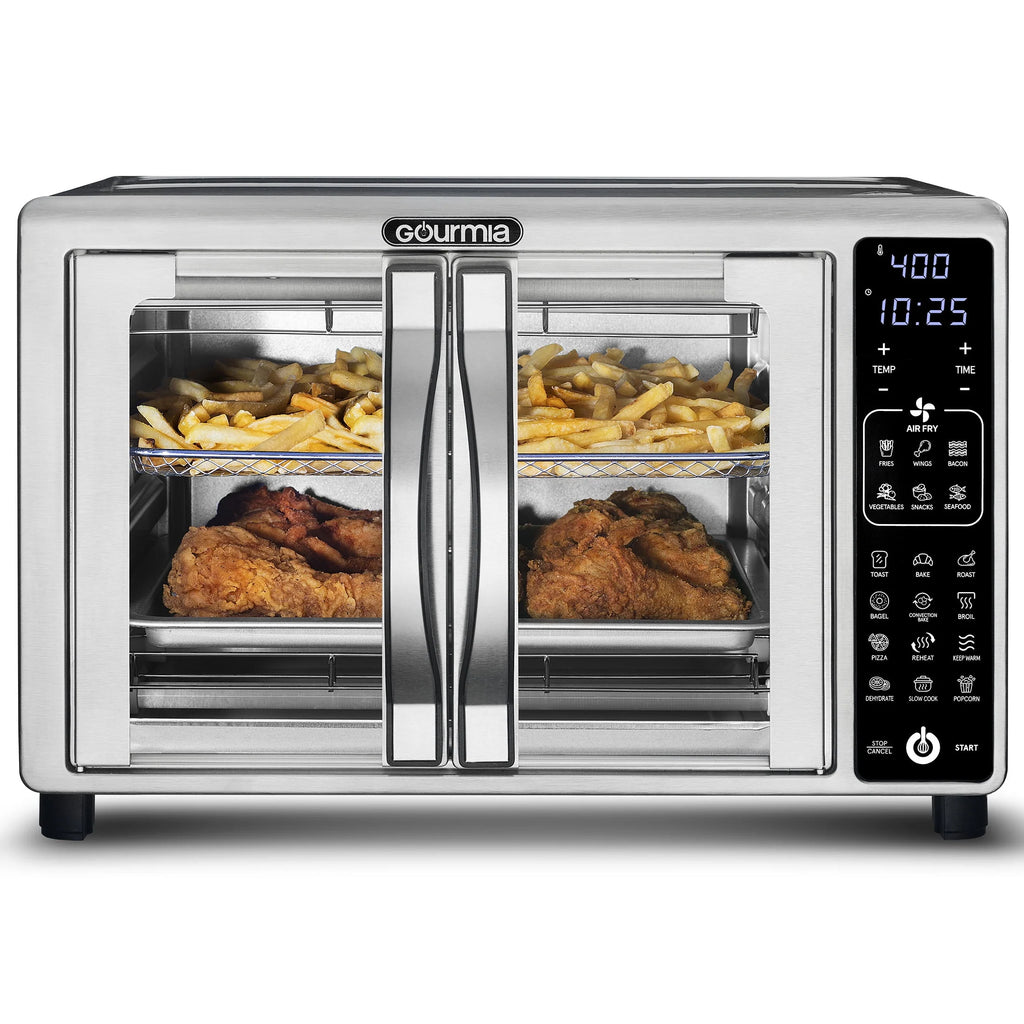 Stainless Steel Digital Air Fryer Toaster Oven, 6 Slice C894279