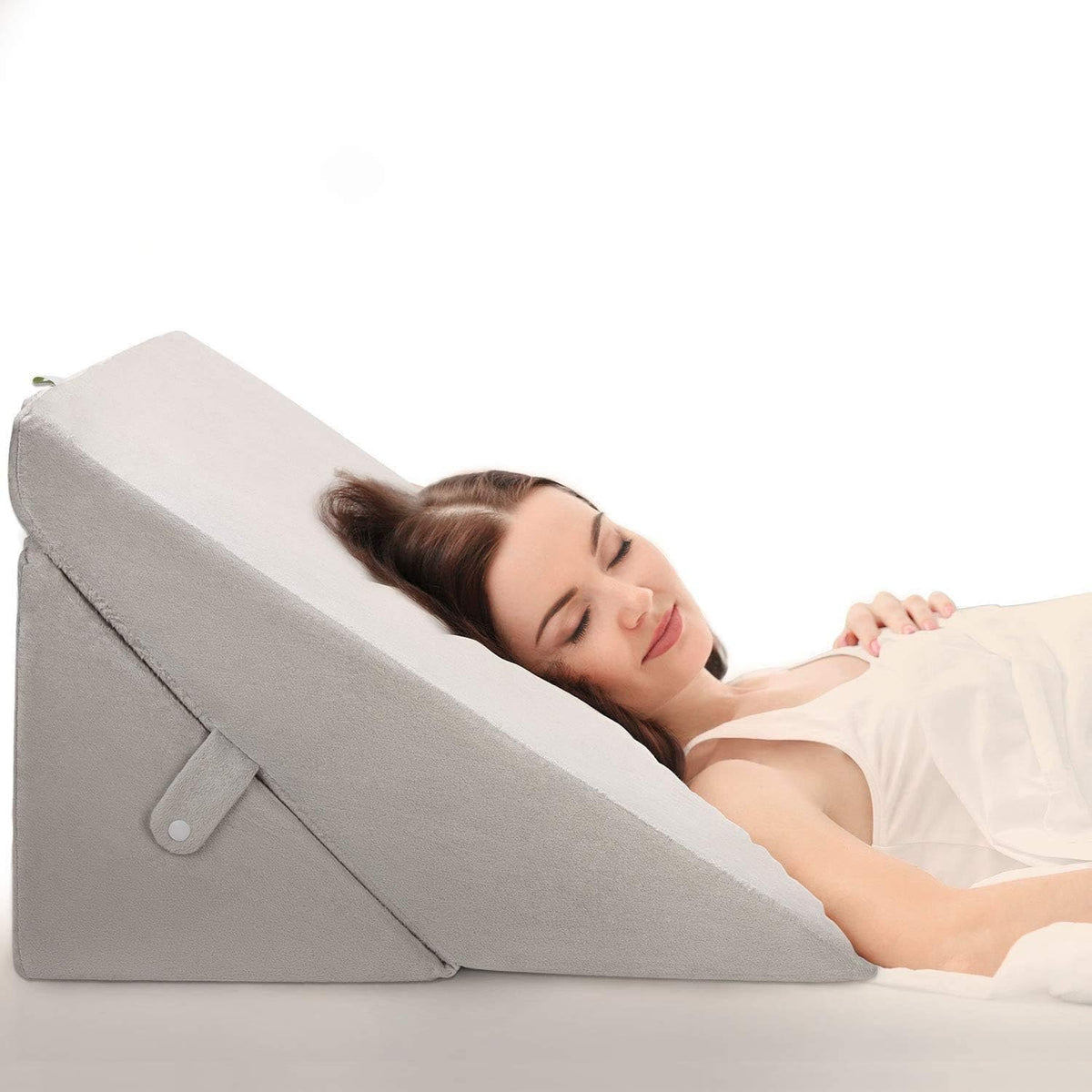 Adjustable Memory Foam Bed Wedge Pillow with Washable Cover R692