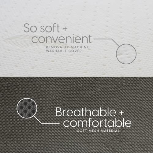 Cot Size Memory Foam Folding Mattress with Washable Cover A1145