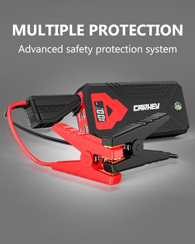 24000mAh 12V Jump Starter with LED Light and USB QC 3.0 Z176