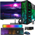 32GB RAM 1TB SSD 4TB HDD Intel i7 6th Gen GT 1030 27 Inch 165hz Gaming Monitor Refurbished Desktop PC X517989
