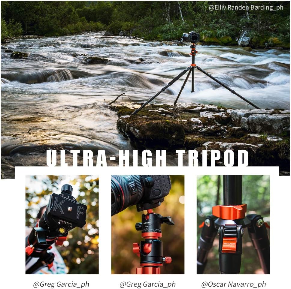94 Inch 4 Section Aluminium Camera Tripod with 360 Degree Ball Head U33726