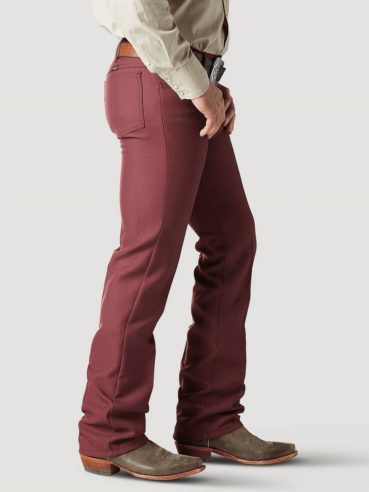 Polyester Tawny Port Mens Jeans A98338