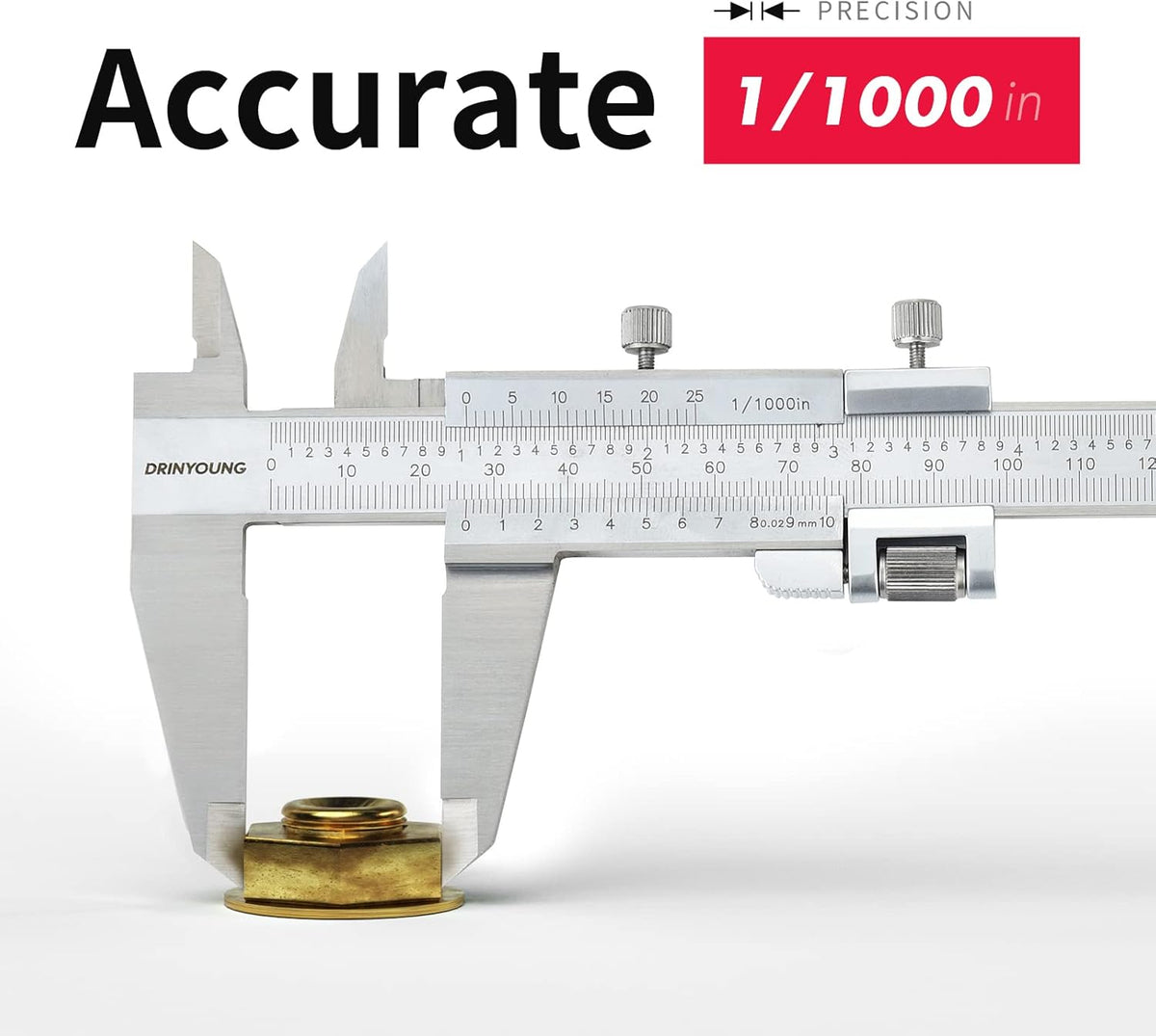 Stainless Steel Precision Vernier Caliper with Fine Adjustment R248