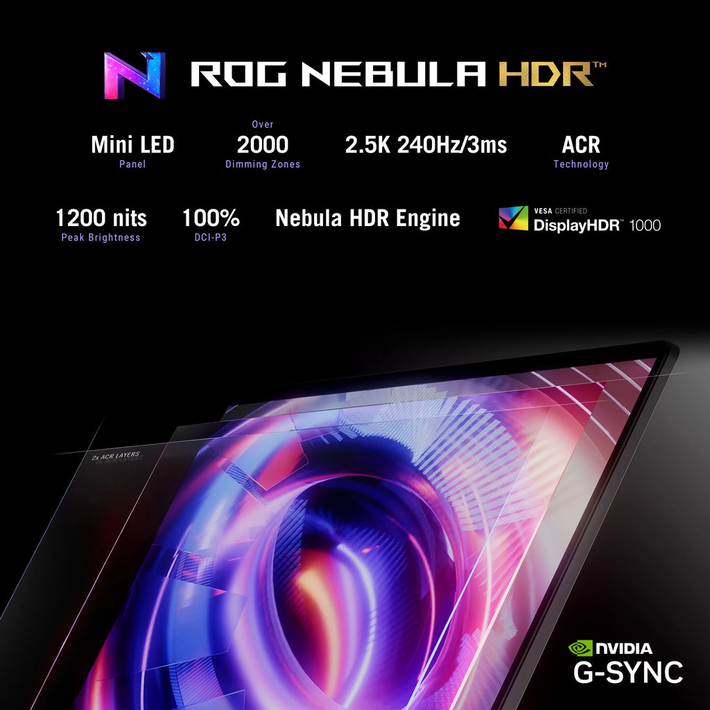 18in 240Hz Mini LED WQXGA Gaming Laptop J58671