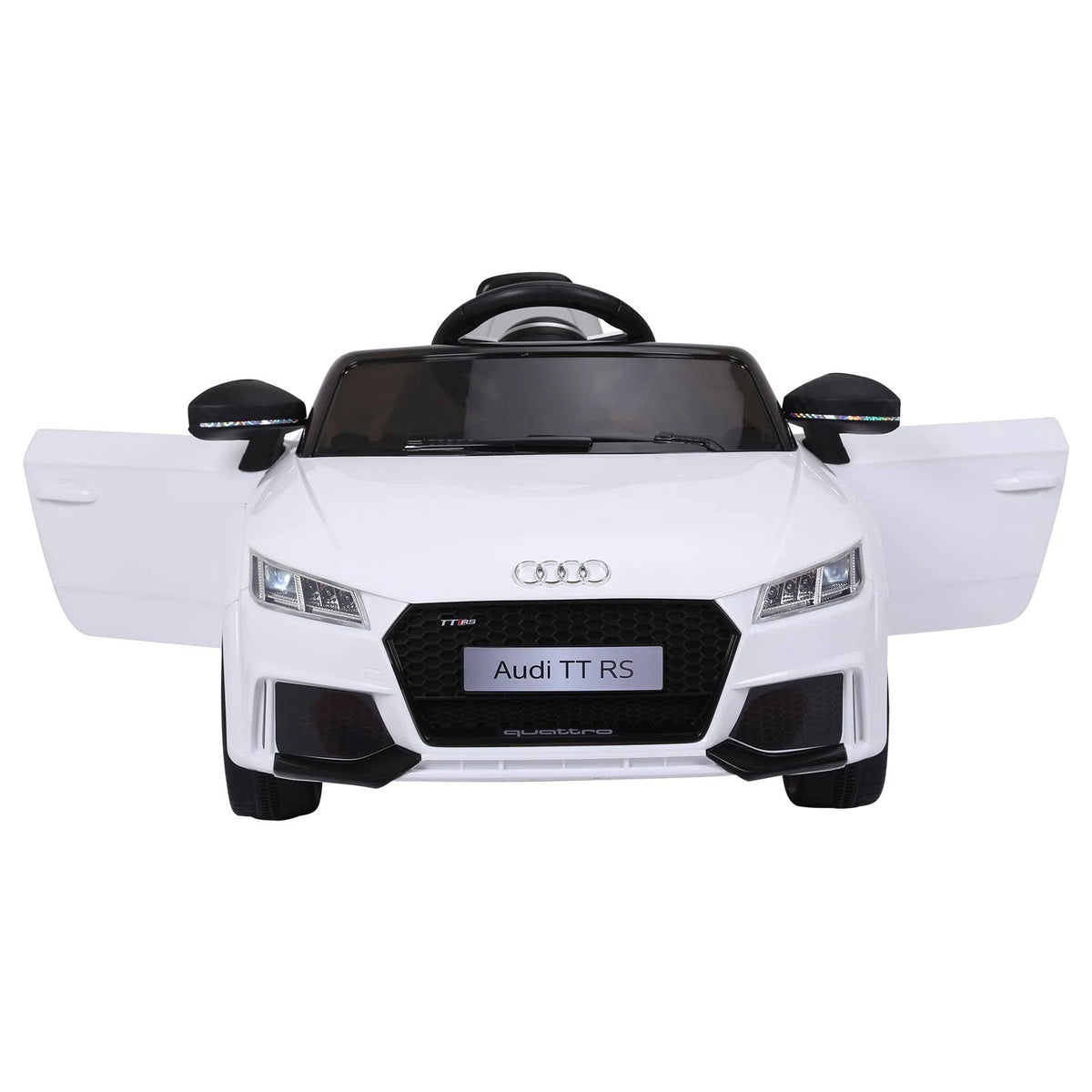 6V Kids Electric Ride on Toy Car with Remote Control - White J7574