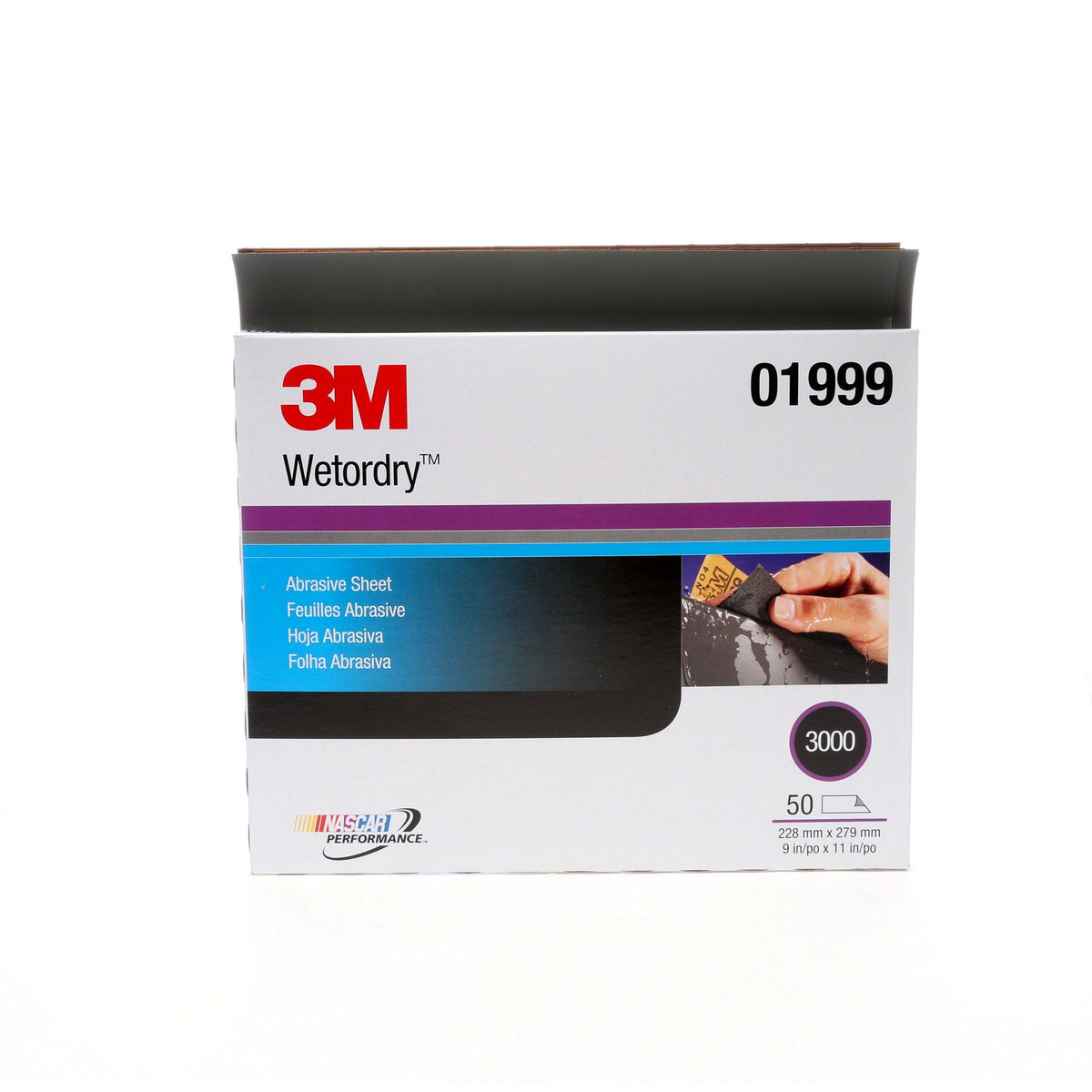 1000 Grit 3 in x 5 in Wetordry Paper Sheet Q660828