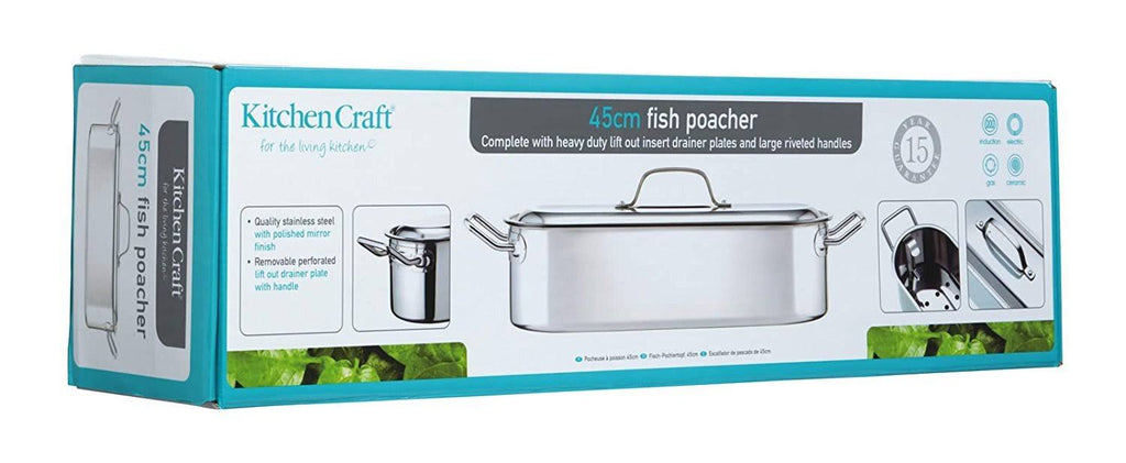 Stainless Steel Fish Poacher, 18 inch S2709