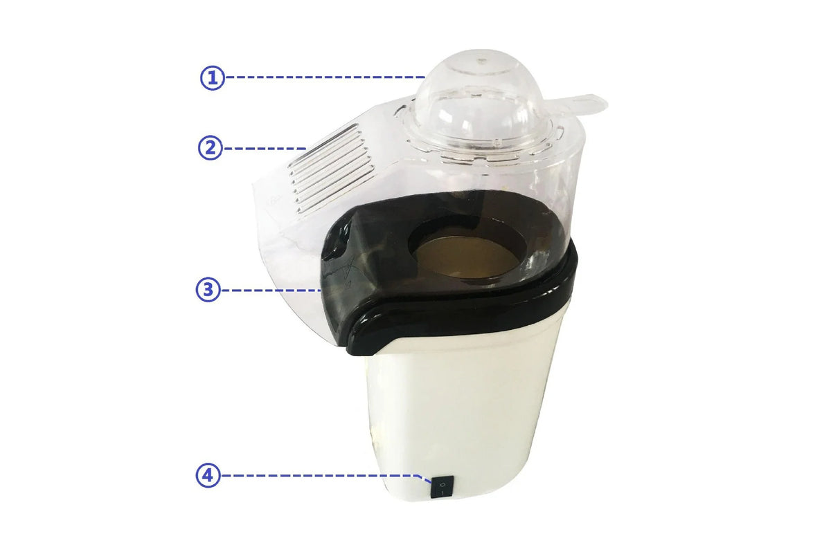 1200W Electric Hot Air Popcorn Maker Z23036