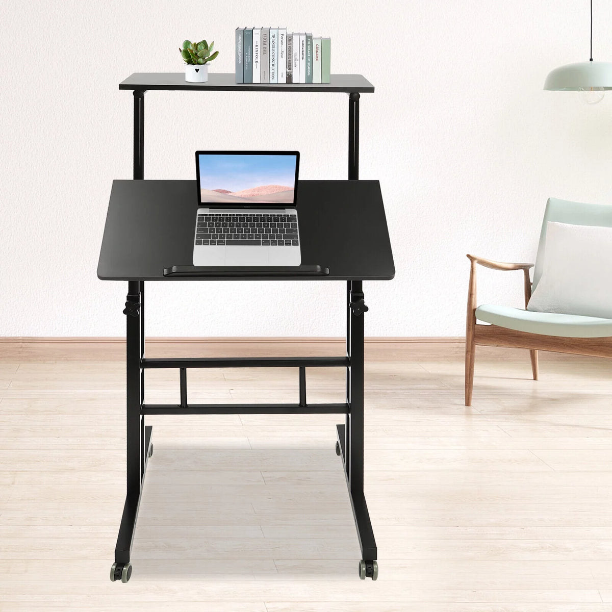 Adjustable Height Mobile Laptop Desk Z997735
