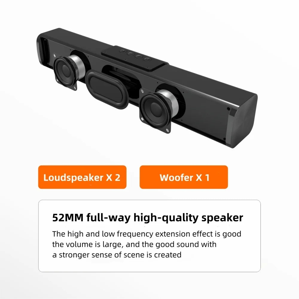 Wireless Bluetooth Sound Bar with RGB Lights F111