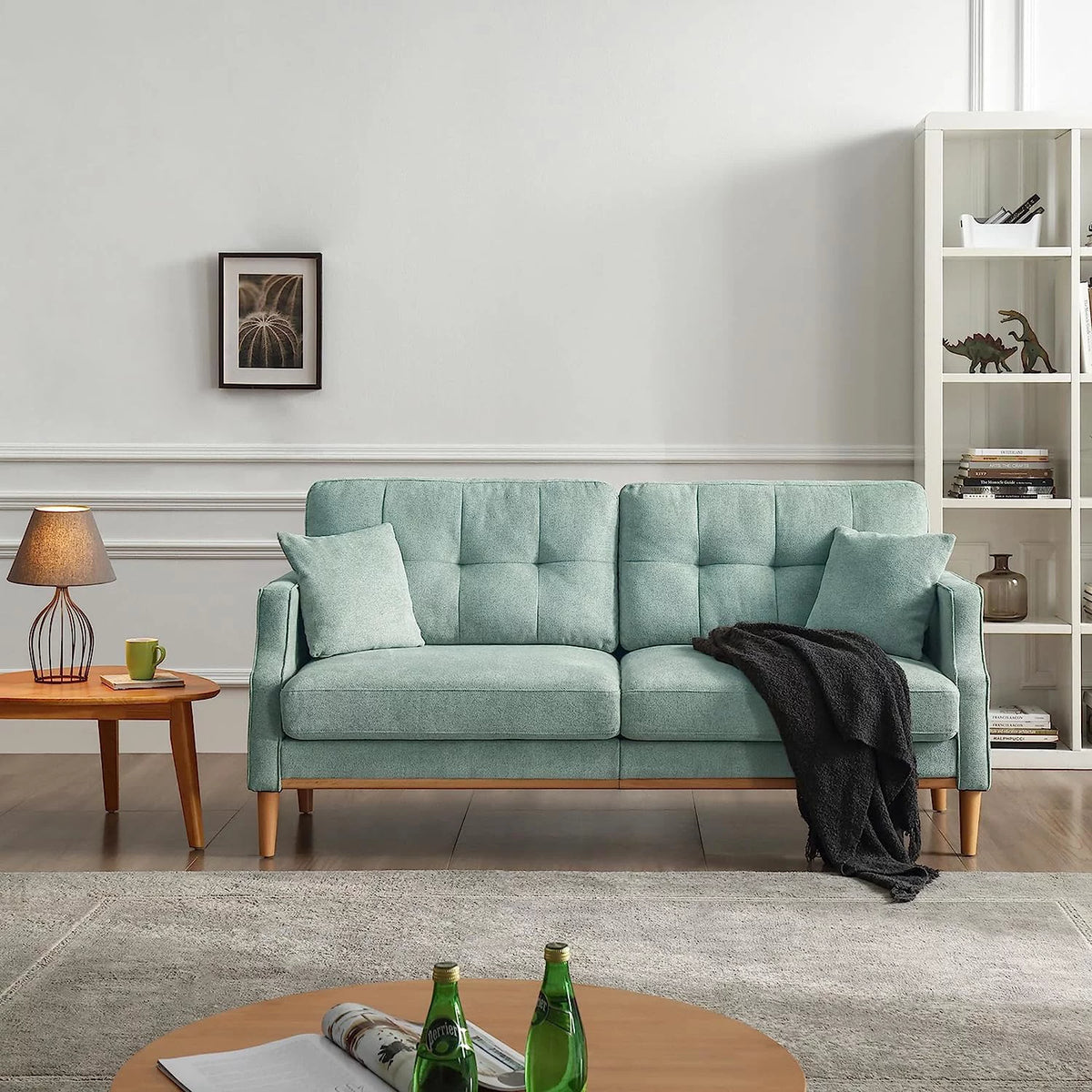 Mid-Century Modern 3 Seat Sofa Couch F12112