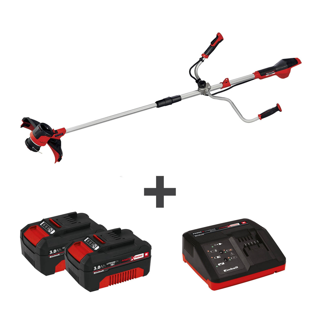 Cordless 12 in. Grass String Trimmer with 2 x 3.0-Ah Batteries and Fast Charger A140