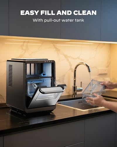 Crescent Ice Maker Countertop, Self-Cleaning, 16 Pcs in 15 Mins S9991