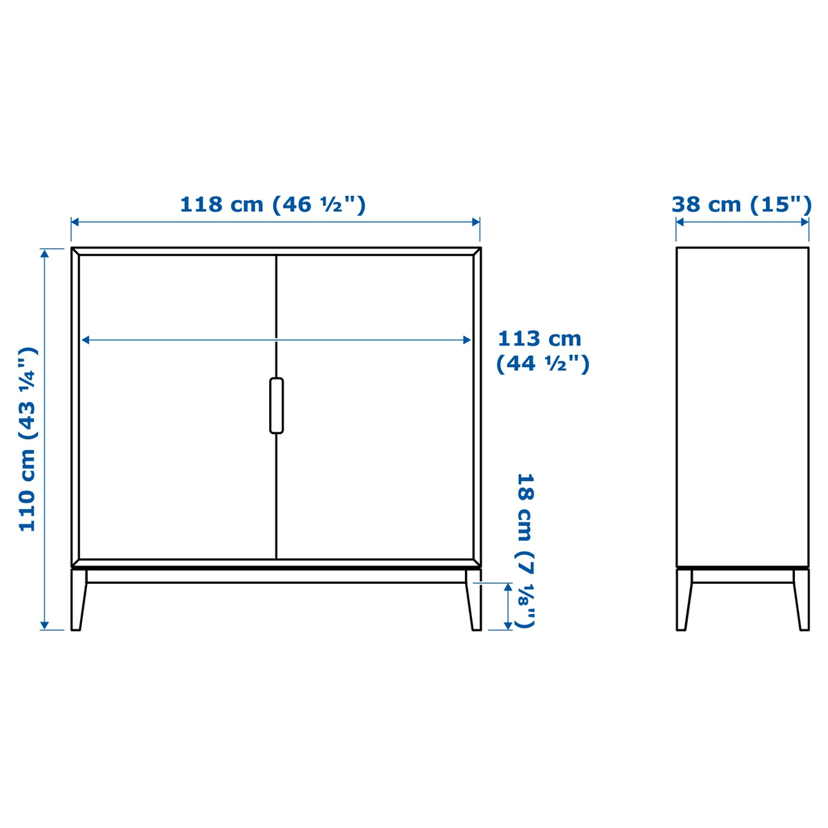 Brown Cabinet H3563