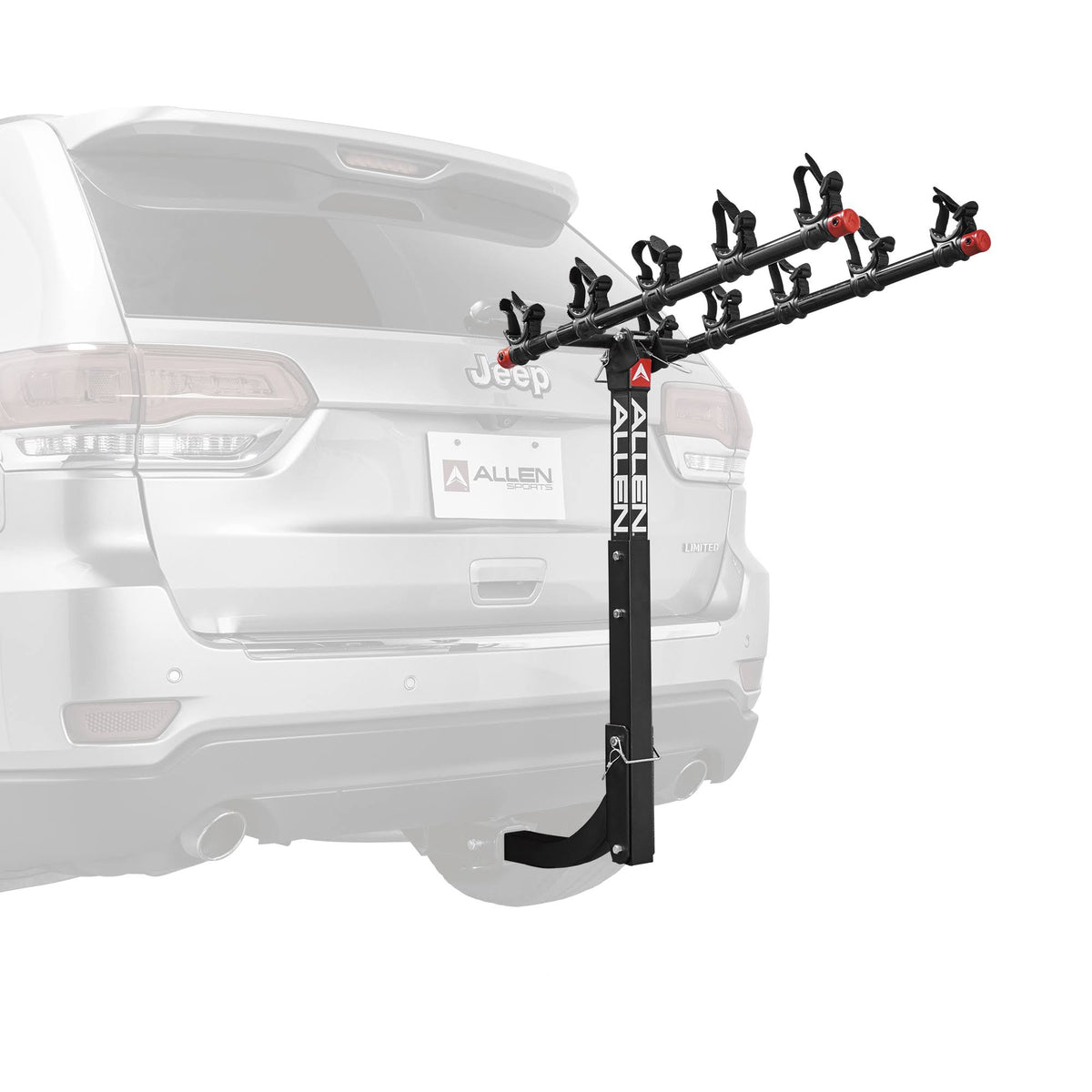 5-Bicycle Hitch Mounted Bike Rack Carrier X30681