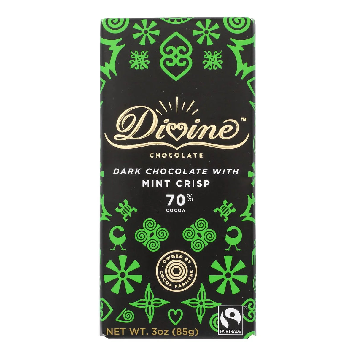 Dark Chocolate Mint Crisp Case of 12 3 OZ X3719