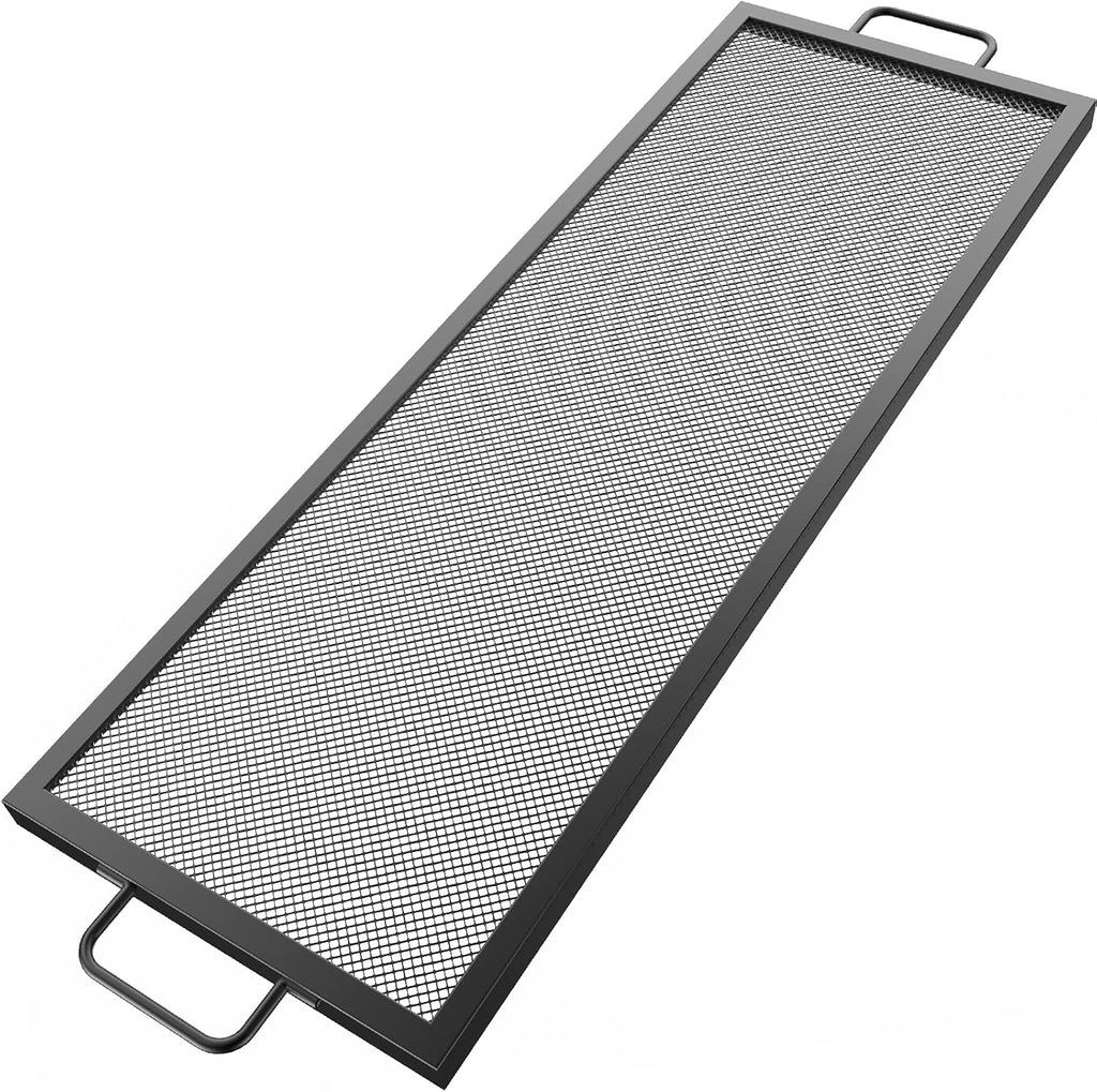 32 x 15 inch Black Steel Fire Pit Grill Grate X61963