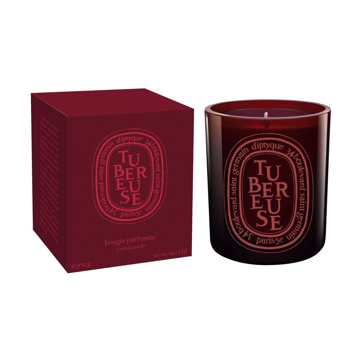 Red Tubereuse Candle H267