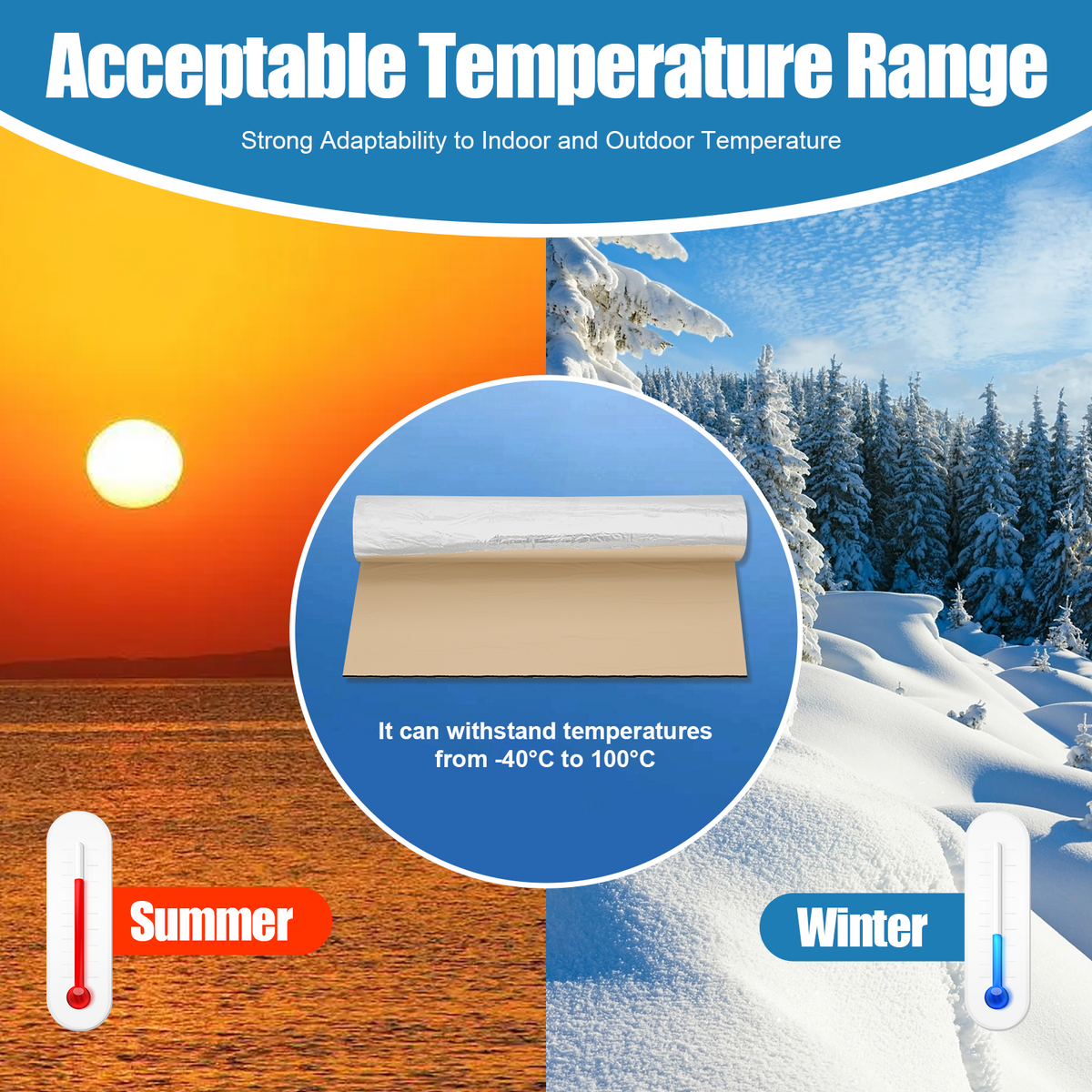 120" x 40" Automotive Sound Deadening Insulation Mat J646