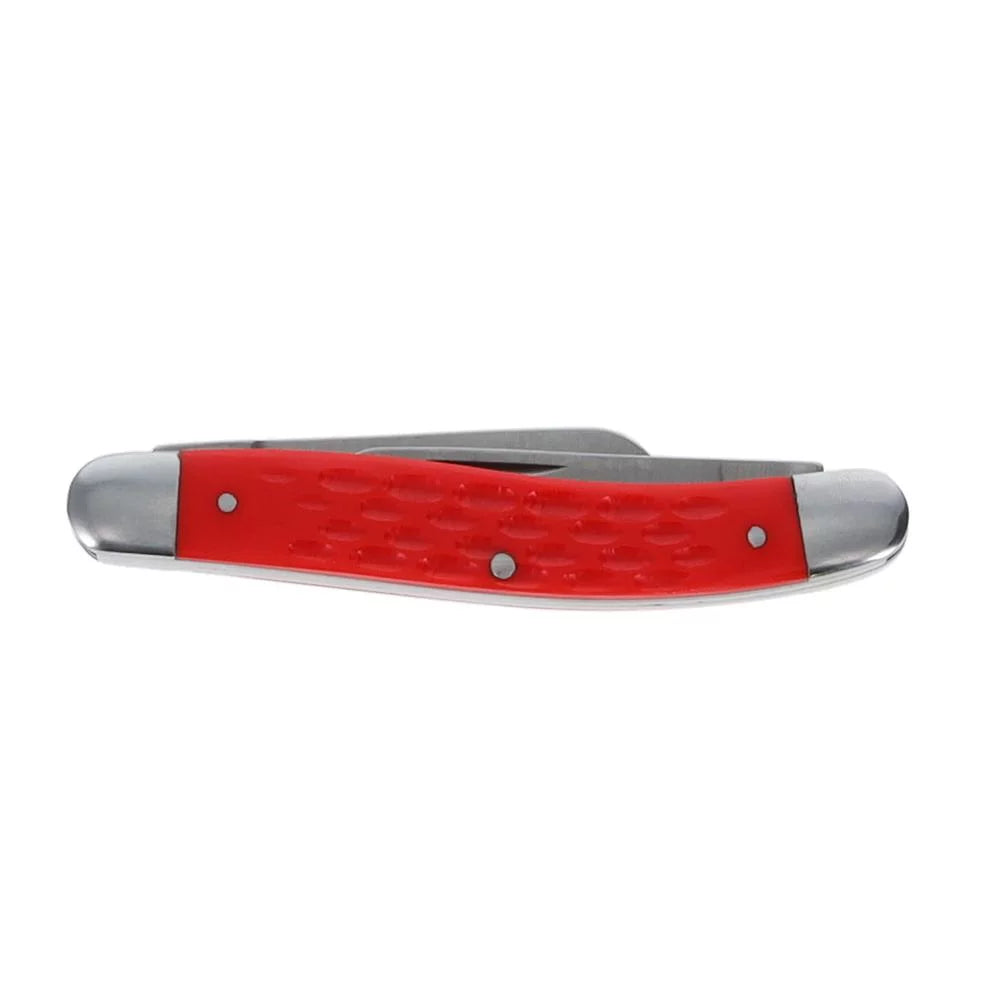 3.5-Inch Red Folding Pocket Knife D799095