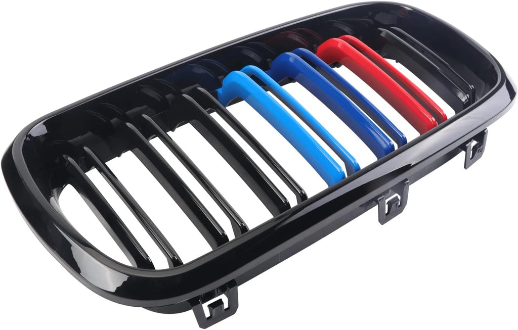 Gloss Black ABS Grills Pack of 2 T573
