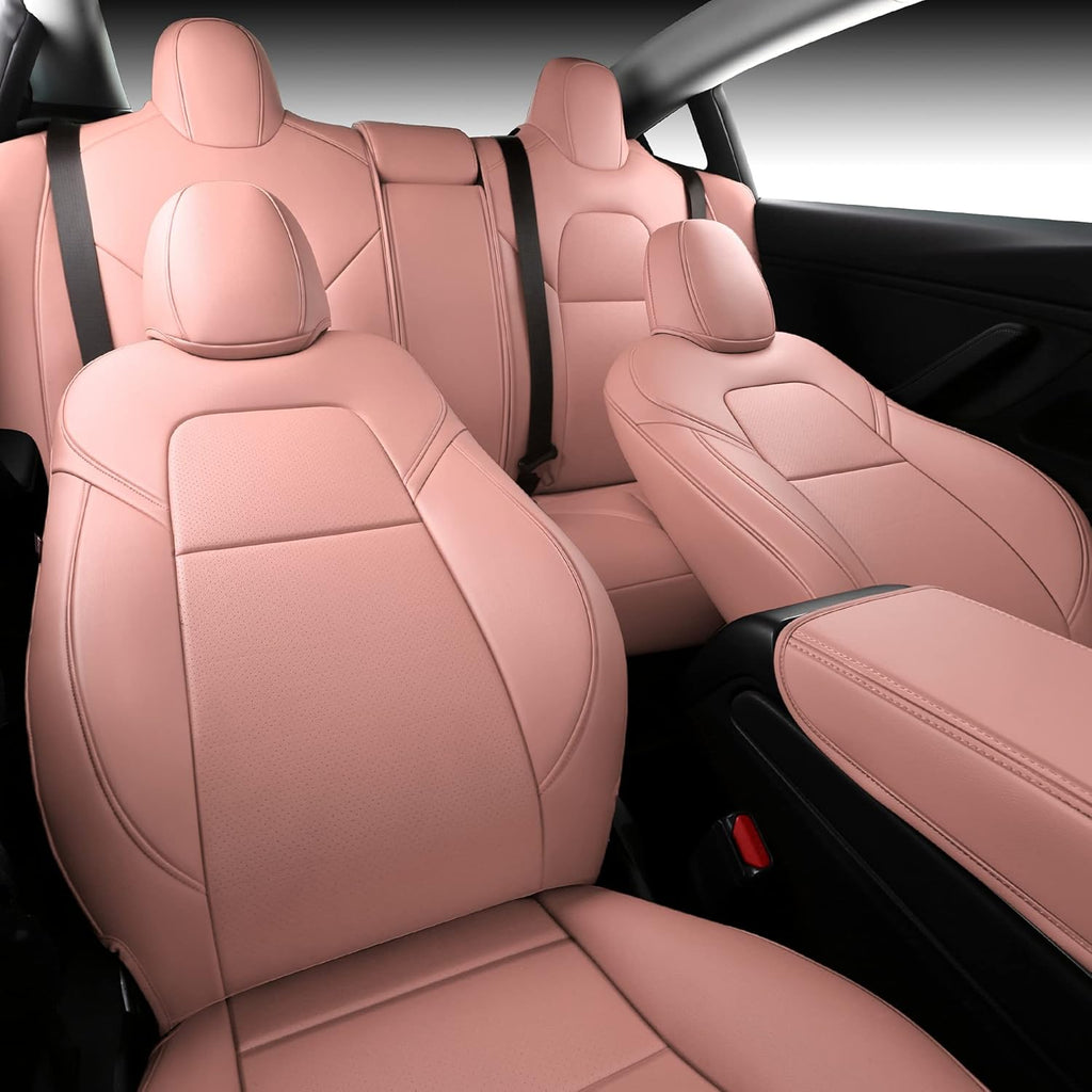 Synthetic Leather Car Seat Cushion Protector (Grey Y) O3512