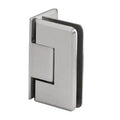 Brushed Satin Chrome Wall Mount Offset Back Plate Hinge O5305