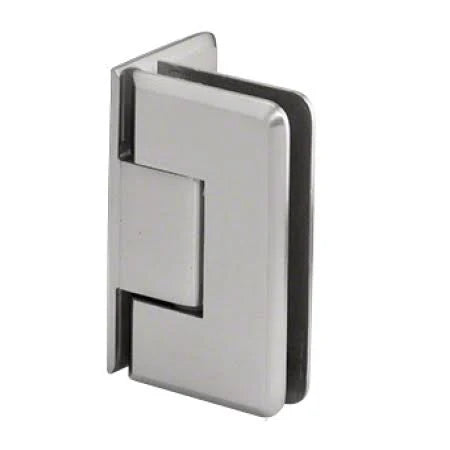 Brushed Satin Chrome Wall Mount Offset Back Plate Hinge O5305