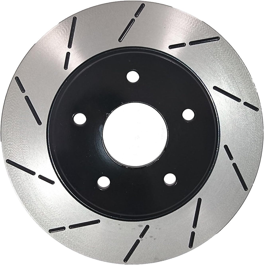 Rear Slotted Brake Rotors Pads for Infiniti G37 P93446