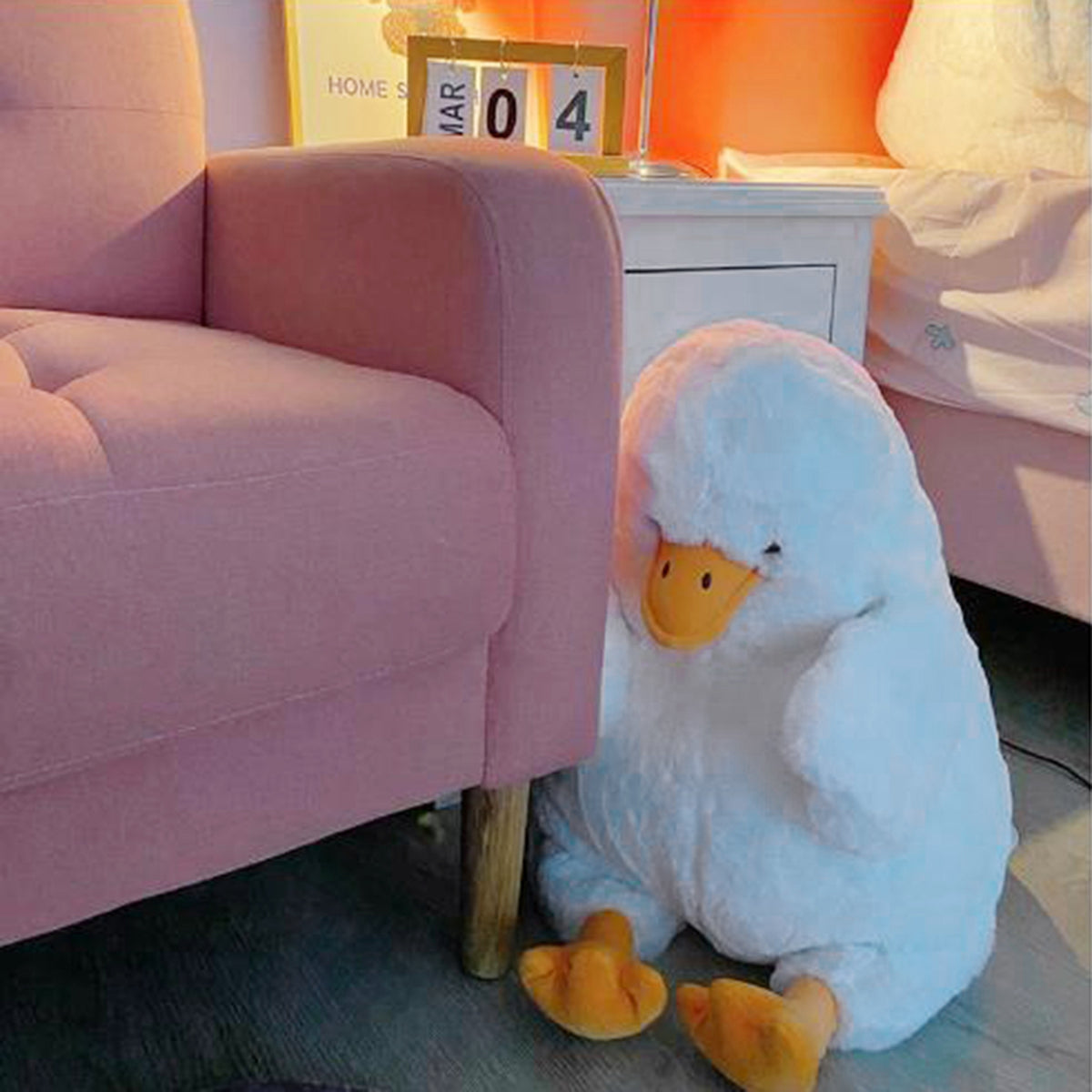 Cartoon Duck Plush Doll Throw Pillow Stuffed Toy A217996