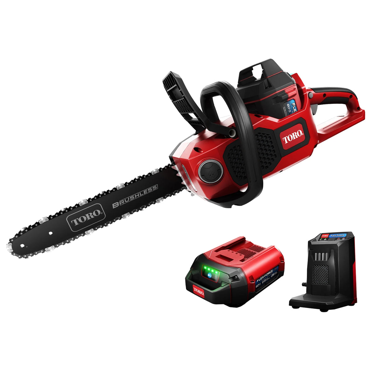 60V 16 Electric Brushless Chainsaw with Battery & Charger B84444