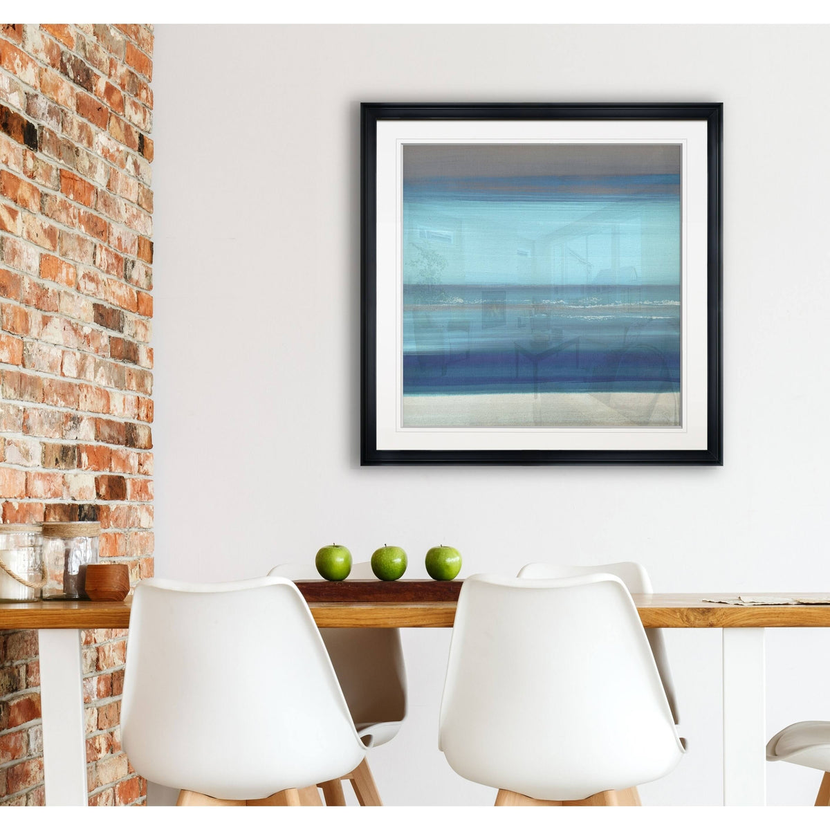 Framed Giclee Print 28x28 M9529