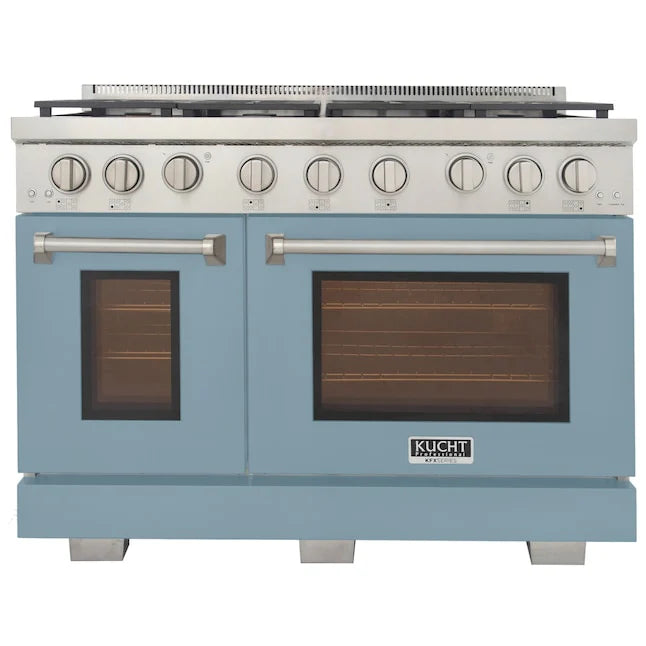 48 6.7 cu. ft. Natural Gas Range in Light Blue F81075
