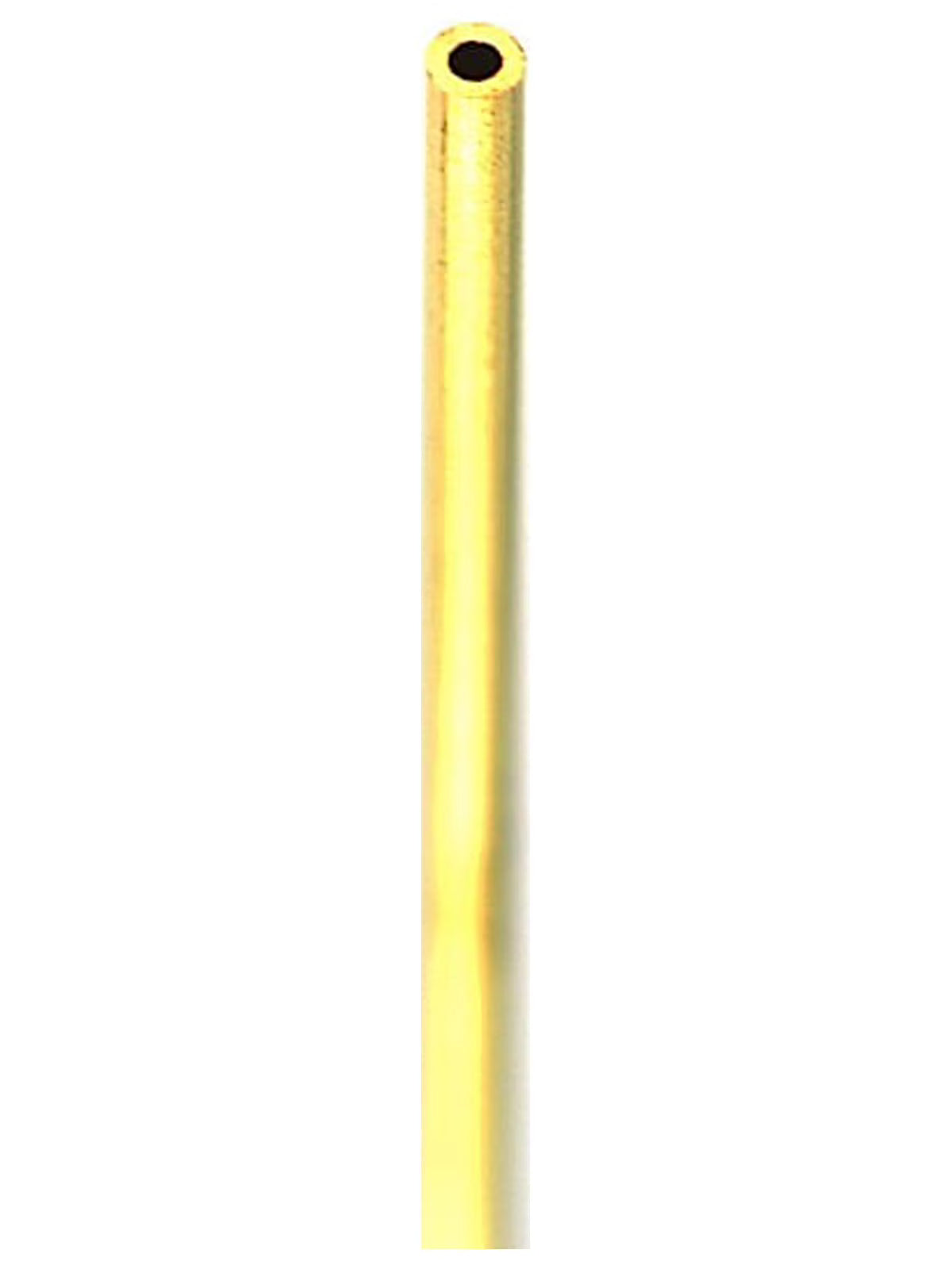 Brass Metal Tubing, 1/16 in. x .014 in. x 36 in., Pack of 10 I165179