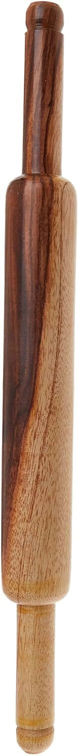 Manual Wooden Roti Chapati Tortilla Presser Maker With Rolling Pin, 10-Inch J117