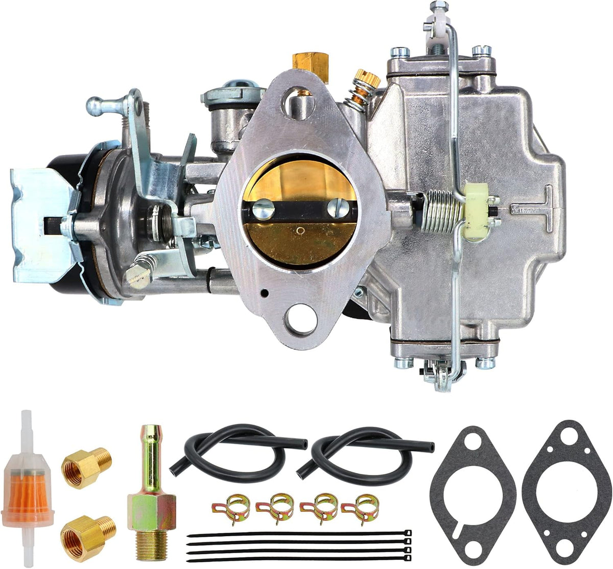 Autolite 1100 1 Barrel Carburetor Straight 6 Cylinder 170/200 CID with Automatic Choke I4357