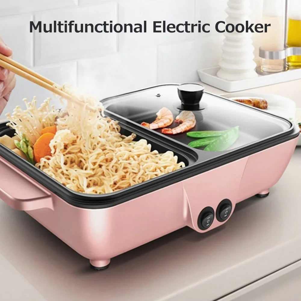 1200W Electric Grill Pan Barbecue Machine Q638707