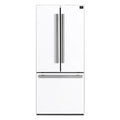 30 17.5 Cu. Ft. Refrigerator with Ice Maker in White with Silver Handles H362213