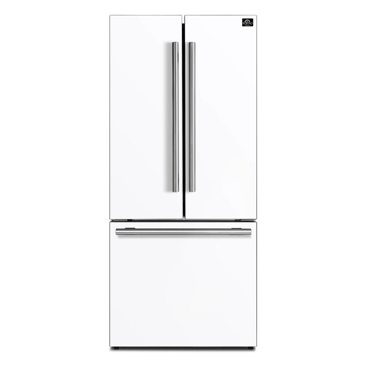30 17.5 Cu. Ft. Refrigerator with Ice Maker in White with Silver Handles H362213