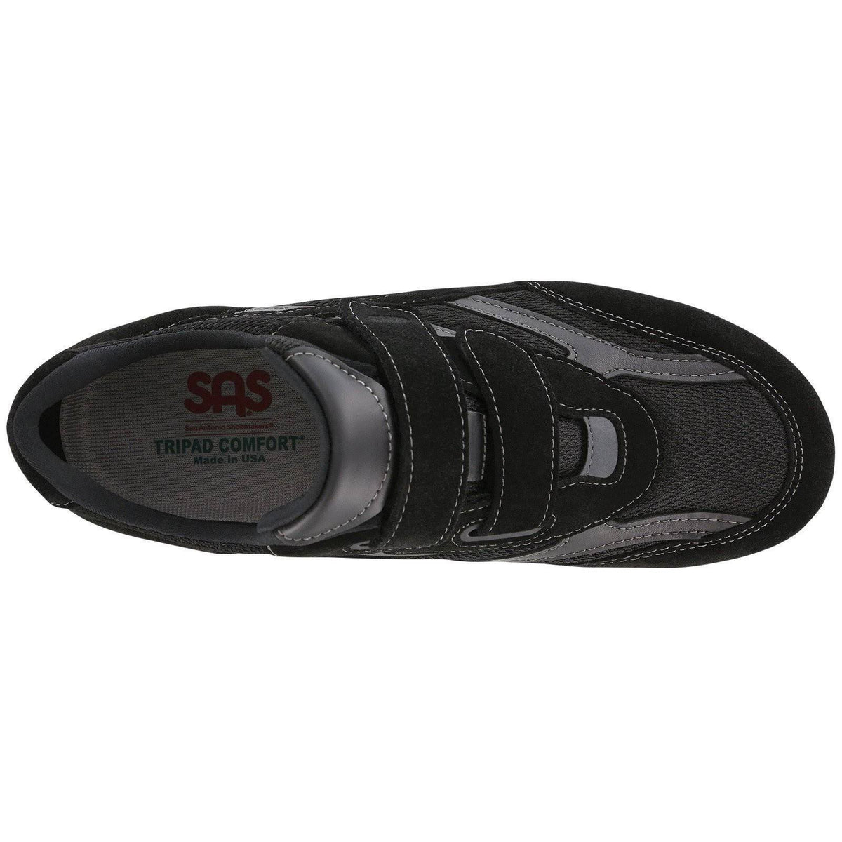 Black Mesh Men's Slim Shoes R969884