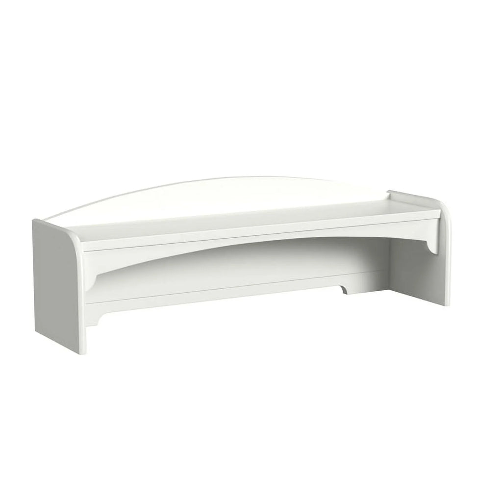 Bright White Engineered Hardwood Desk Hutch Z691