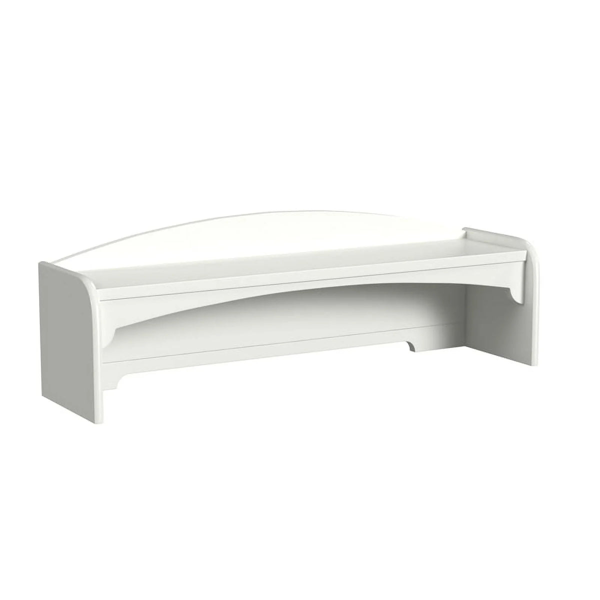 Bright White Engineered Hardwood Desk Hutch Z691