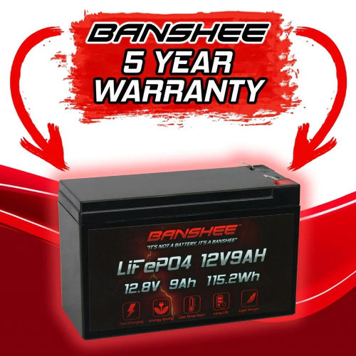 12 Volt 9AH Rechargeable Lithium ion Battery F602
